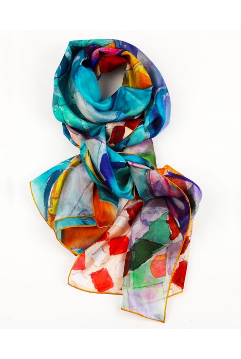Silk scarf "Batllo Scales"