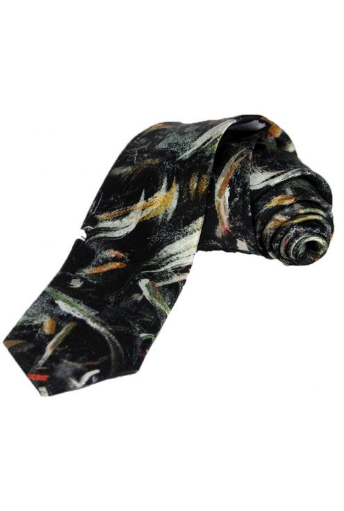 Corbata de seda natural Velo de Novia, diseño creativo y elegante.