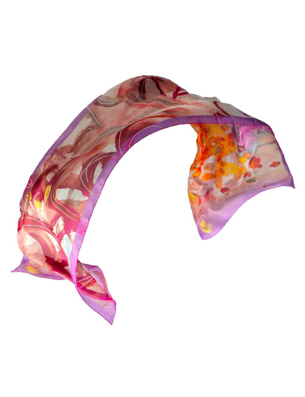 Silk scarf "Universal...