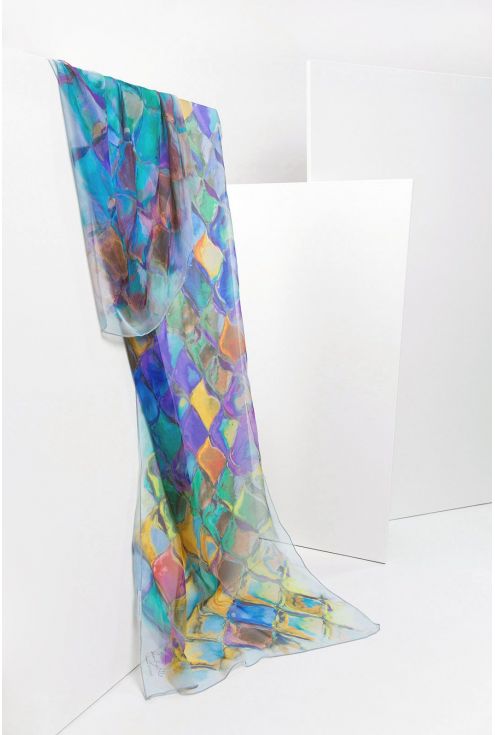 Fulard Gerbera "Escates" - Inspirat en la Casa Batlló de Gaudí