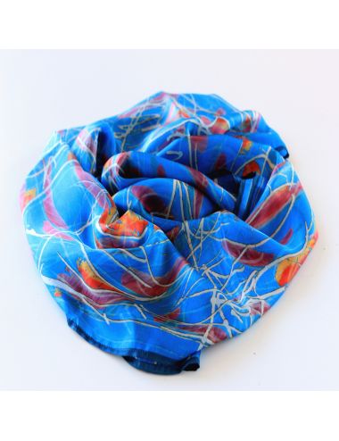 Fulard "Grafiti Blau"