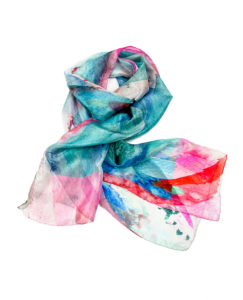Elegant unique design silk scarf Daba Disseny Barcelona - Fashion accessories